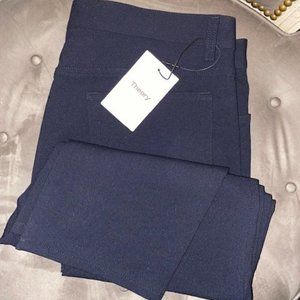 Theory Dark Navy Pant - NEW WITH TAGS